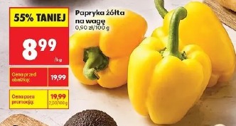 Papryka żółta na wagę