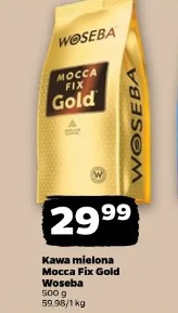 Kawa mielona Mocca Fix Gold Woseba