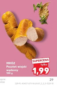 Mróz Pasztet wiejski wędzony