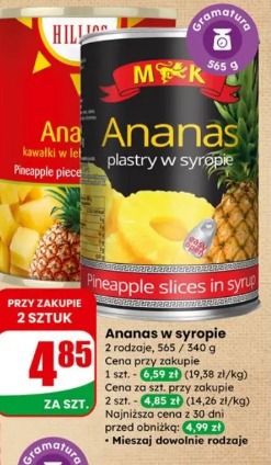 Ananas w syropie