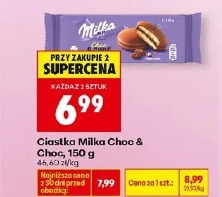 Ciastka Milka Choc & Choc