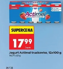 Jogurt Actimel truskawka