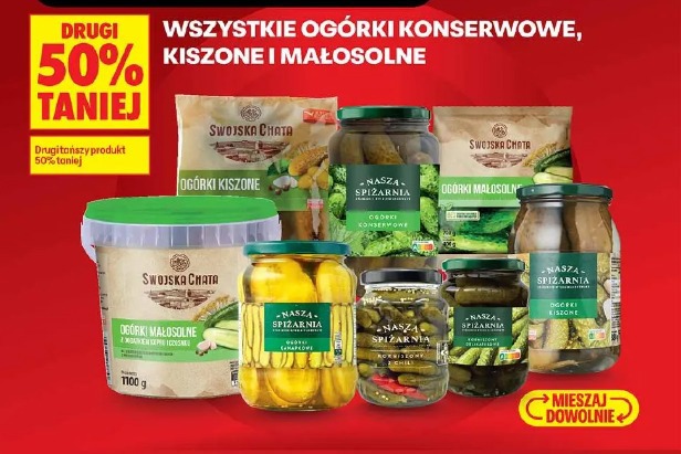 Wszystkie ogórki konserwowe, kiszone i małosolne