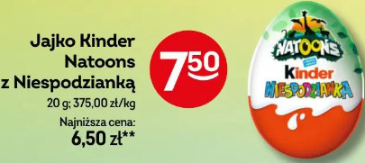 Jajko Kinder Natoons z Niespodzianką