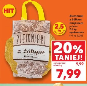 Ziemniaki z żółtym miąższem jadalne