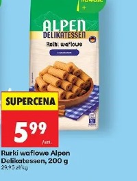 Rurki waflowe Alpen Delikatessen