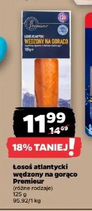 Łosoś atlantycki wędzony na gorąco Premieur