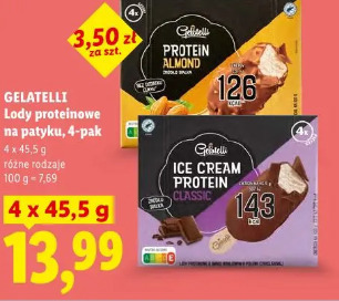 Gelatelli Lody proteinowe na patyku, 4-pak