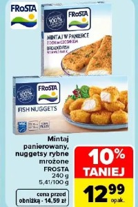 Mintaj panierowany, nuggetsy rybne Frosta