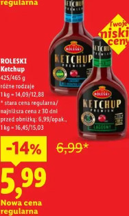 Roleski Ketchup różne rodzaje