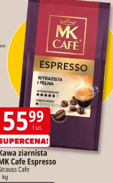 Kawa ziarnista MK Cafe Espresso Strauss Cafe