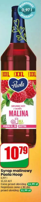 Syrop malinowy Paola Hoop