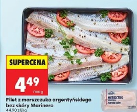Filet z morszczuka argentyńskiego bez skóry Marinero