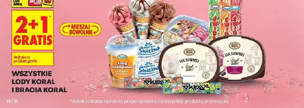 Wszystkie lody Koral i Bracia Koral