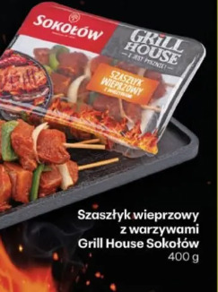 Szaszłyk wieprzowy z warzywami Grill House Sokołów