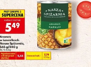 Ananas w kawałkach Nasza Spiżarnia