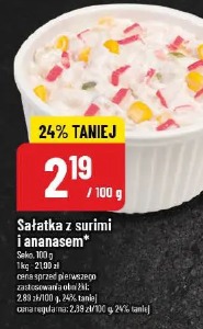 Sałatka z surimi i ananasem Seko