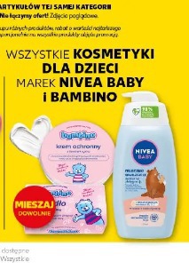 Wszystkie kosmetyki dla dzieci marek Nivea Baby i Bambino