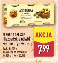 Tesoros Del Sur Hiszpańskie oliwki zielone drylowane