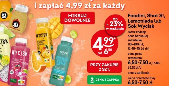 Foodini, Shot S!, Lemoniada lub Sok Wycisk