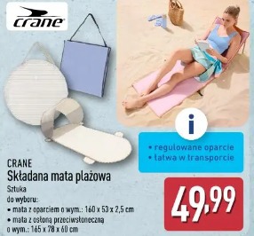 Crane Składana mata plażowa