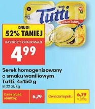 Serek homogenizowany o smaku waniliowym Tutti