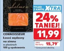 Connoisseur Łosoś wędzony na zimno w plastrach
