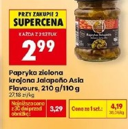 Papryka zielona krojona jalapeño Asia Flavours