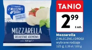Mozzarella Z MLECZNEJ DROGI delikatnie kremowa