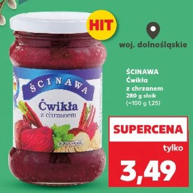 Ścinawa Ćwikła z chrzanem