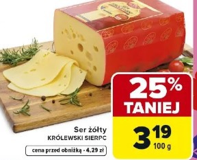 Ser żółty Królewski Sierpc