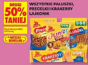 Wszystkie paluszki, precelki i krakersy Lajkonik