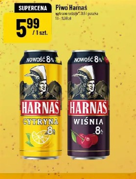 Piwo Harnaś Wiśnia 8%