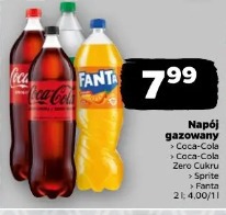 Napój gazowany Coca-Cola, Fanta, Sprite