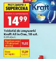 Tabletki do zmywarki Kraft All in One, 38 szt.