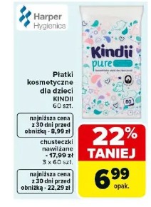 Płatki kosmetyczne dla dzieci KINDII