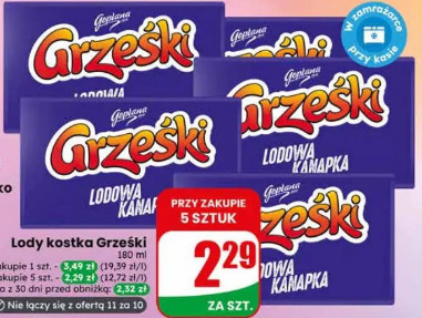 Lody kostka Grześki