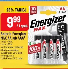 Baterie Energizer Max AA lub AAA