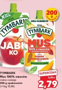 Tymbark Mus 100% owoców różne rodzaje