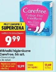 Wkładki higieniczne Carefree