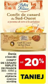 Dania z kaczki CONFIT DE CANARD REFLETS DE FRANCE