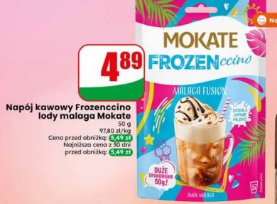Napój kawowy Frozencino lody malaga Mokate