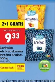Borówka lub brzoskwinia Mroźna Kraina