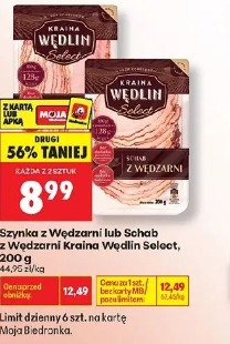 Szynka z Wędzarni lub Schab z Wędzarni Kraina Wędlin Select