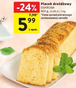 Placek drożdżowy Oskroba