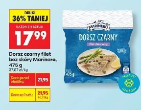Dorsz czarny filet bez skóry Marinero