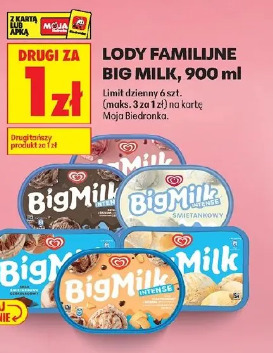 Lody familijne Big Milk