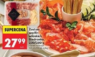 Zestaw wędlin włoskich Biedronka