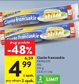 Ciasto francuskie Henglein