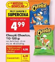Chrupki Cheetos, ser-ketchup, pizza